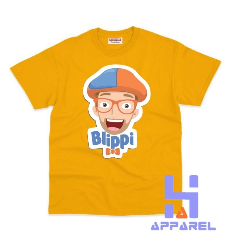 Jual Baju Anak Kaos Anak Blippi Youtube Anak Free Nama Shopee Indonesia