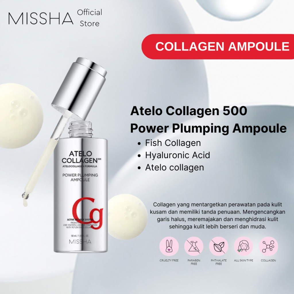 Jual Missha Atelo Collagen Power Plumping Ampoule Ml Premium