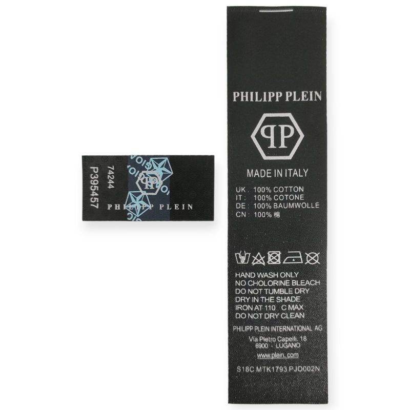 Jual LABEL TAG WASH PHILIPP PLEIN PP ONE SET HOLOGRAM | Shopee Indonesia