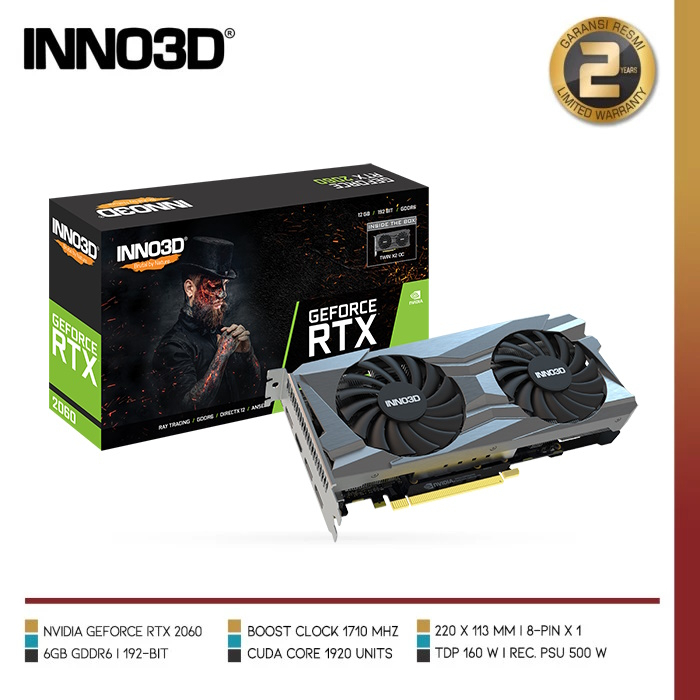 Inno3d Geforce Rtx 2060 Twin X2 6gb 2060 Twin Inno3d Rtx 2060