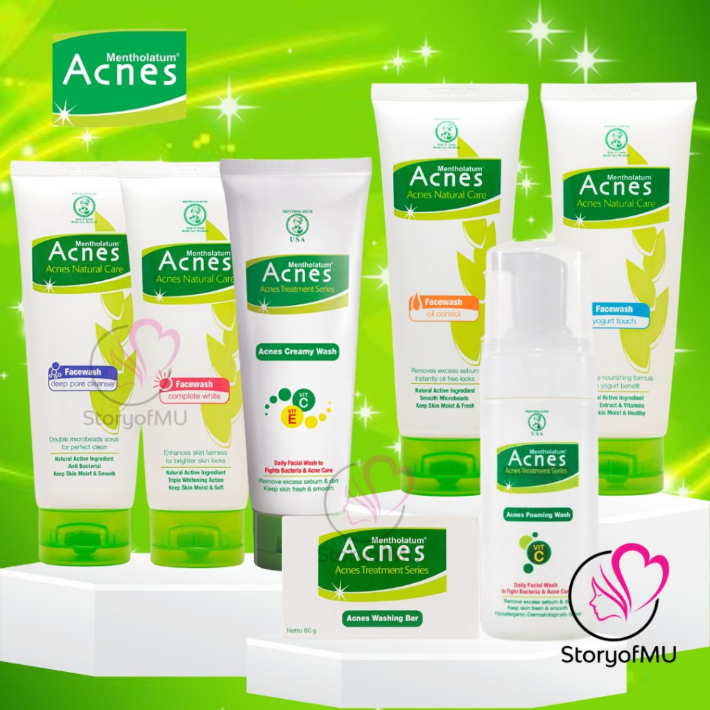 Acnes Creamy Wash Foaming WashingBar Complete White Oil Control | Sabun Cuci Muka