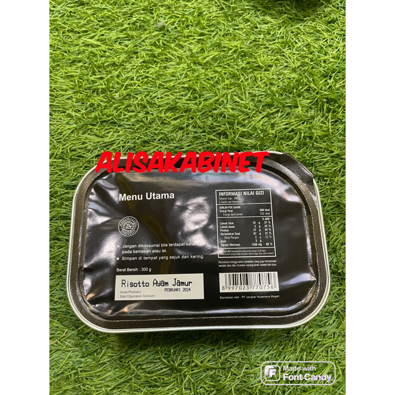 Jual Ransum Nasi Naraga Jatah TNI Ecer 1 Nasi exp 31 JANUARI 2026 ...