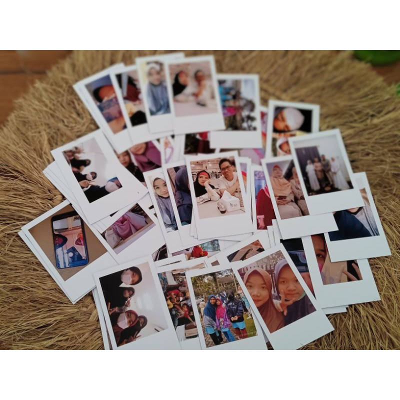 Jual Cetak Foto Polaroid 2r Bahan Kertas Foto Glossy 230 Gsm Shopee