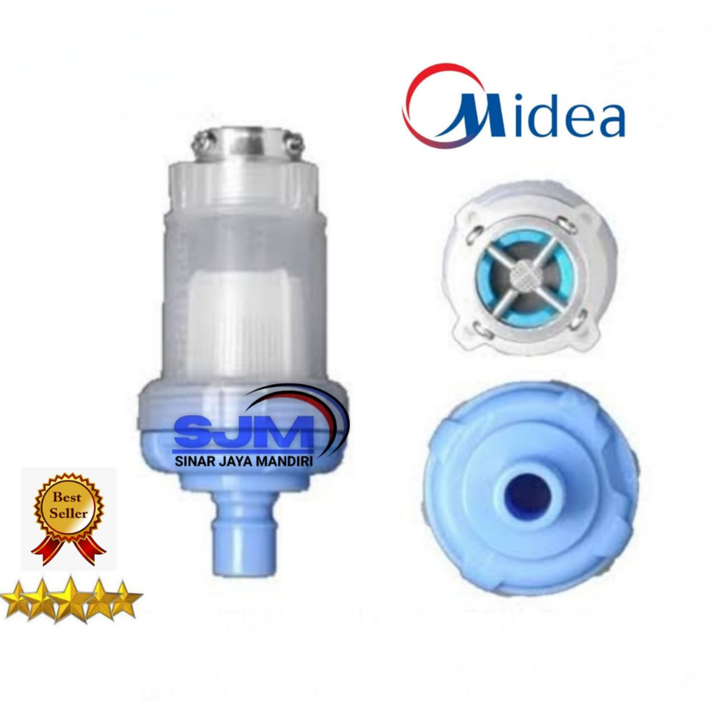 Jual Saringan Filter Kran Selang Inlet Masuk Air Mesin Cuci Midea ...