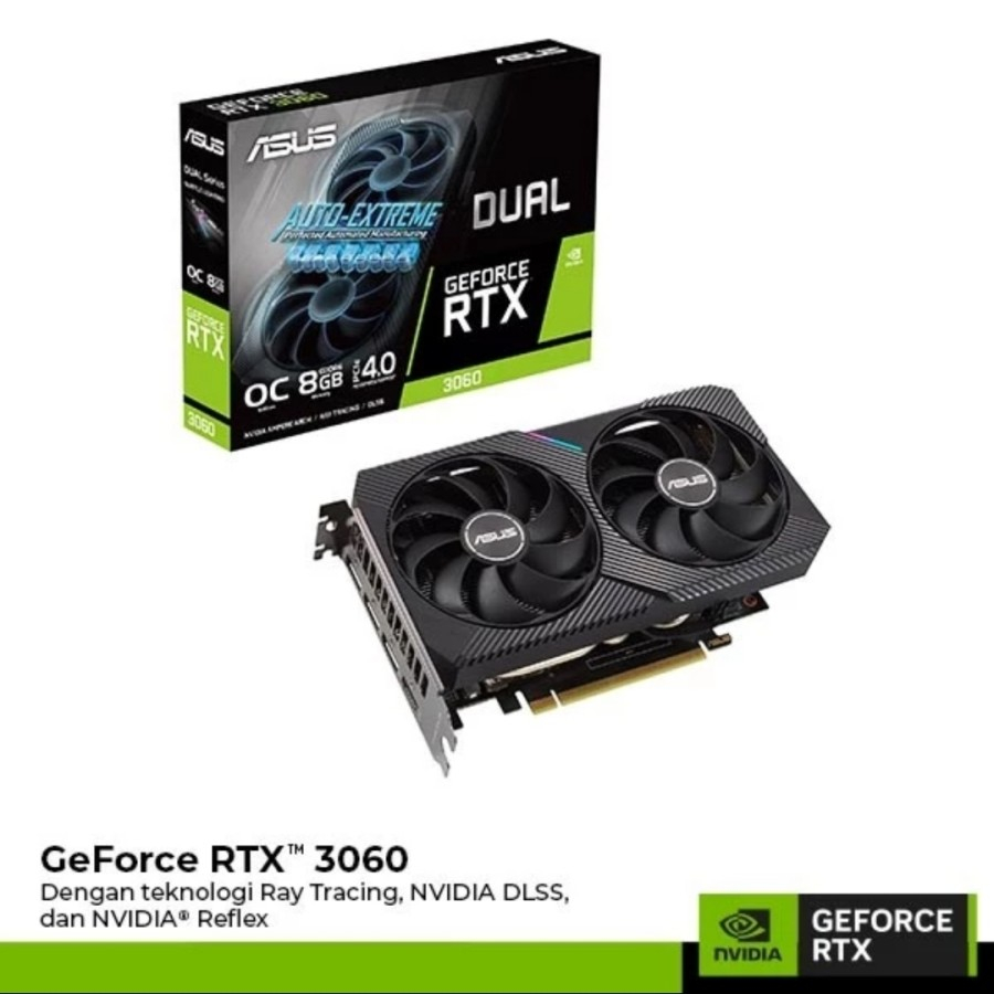 Jual ASUS DUAL RTX 3060 12GB OC GDDR6 12G RTX3060 192BIT VGA NVIDIA ...