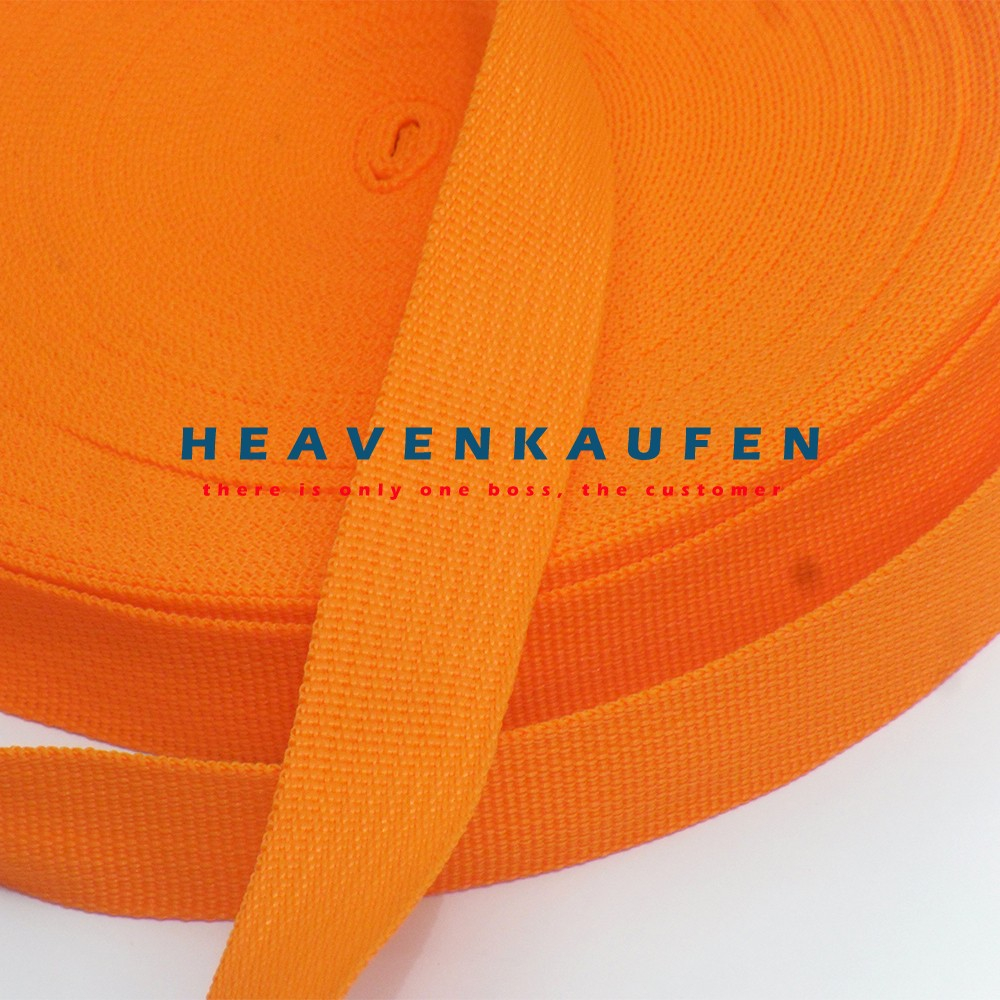 Jual Tali Webbing Warna Orange 2,5 cm | Shopee Indonesia