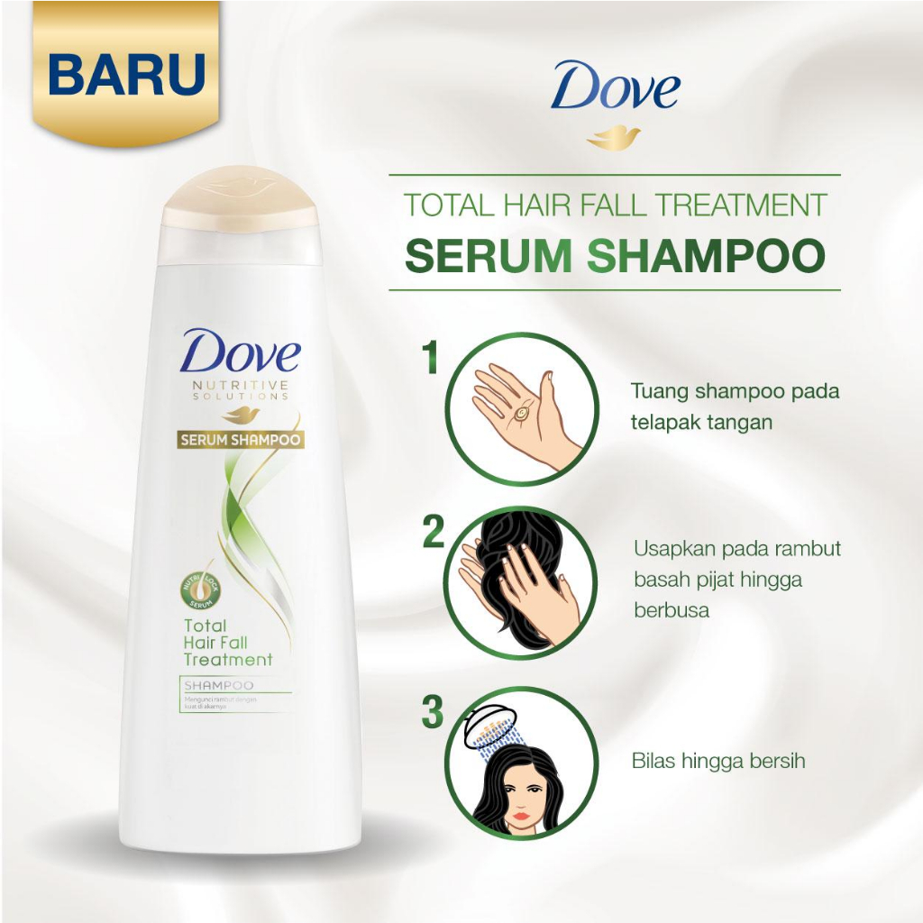 Jual Dove Serum Shampoo Perawatan Rambut Rontok 160ml Shopee Indonesia 4909