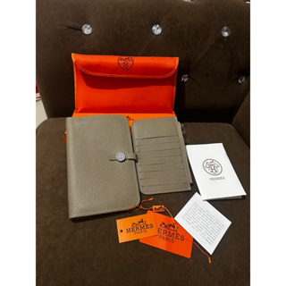 DOMPET HERMES 5124 SUPER, BAHAN CROCO, UK 19x10x3cm, BERAT 0,2KG FREE BOX  Harga: Rp.175.000