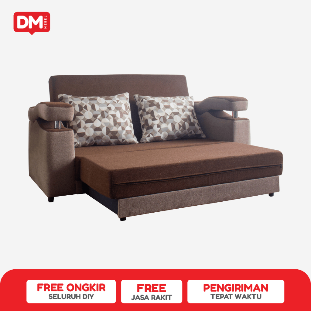 Jual Sofa Bed Reclining tangan Tumpuk DM Mebel Shopee Indonesia