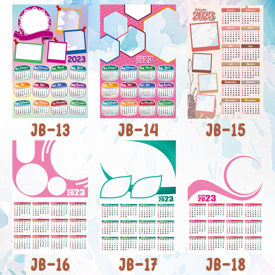 Jual Cetak Kalender 2024 2 lembar A3+ Custom Desain bahan art paper ...