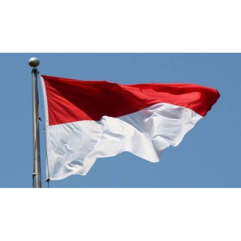 Jual BENDERA MERAH PUTIH UPACARA UKURAN 120 X 180CM SUDAH ADA PENGAIT ...