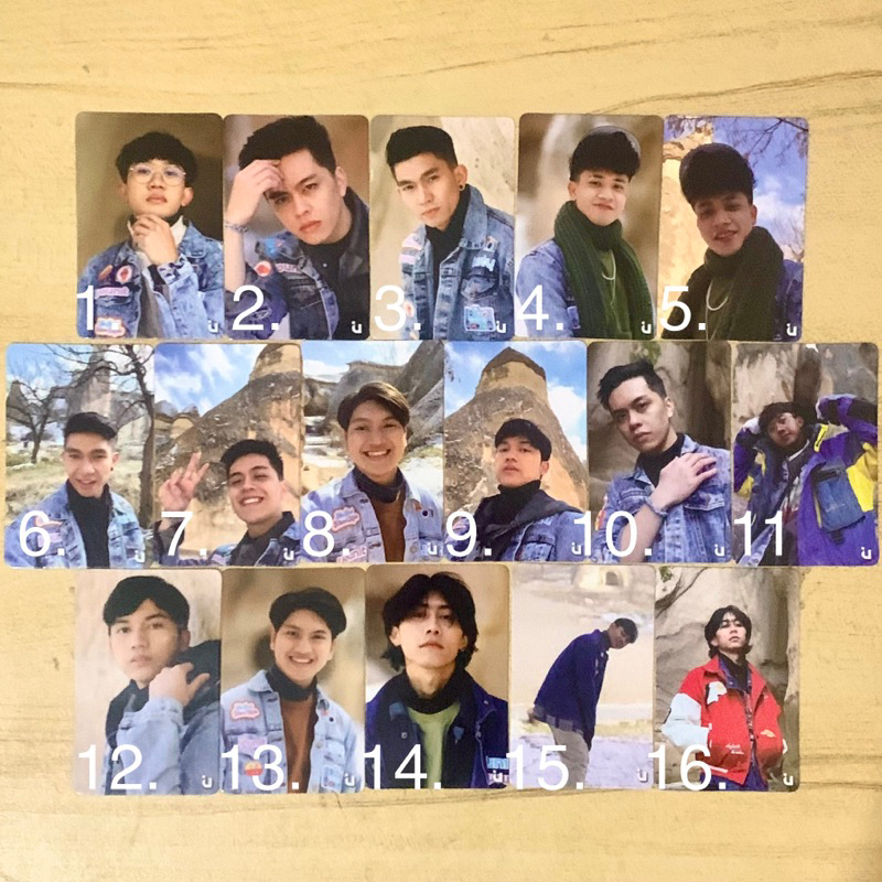 Jual Official Photocard Un1ty | Un1trip Farhan Fenly Gilang Ricky