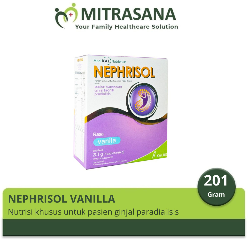 Jual Nephrisol 201 Gram - Nutrisi Rendah Protein Ginjal Kronik | Shopee ...
