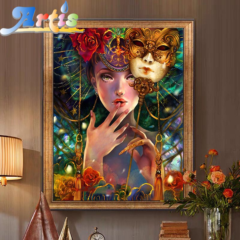 Jual 5D Diamond Painting Set DIY 30x40cm Diamond Painting Full Drill ...