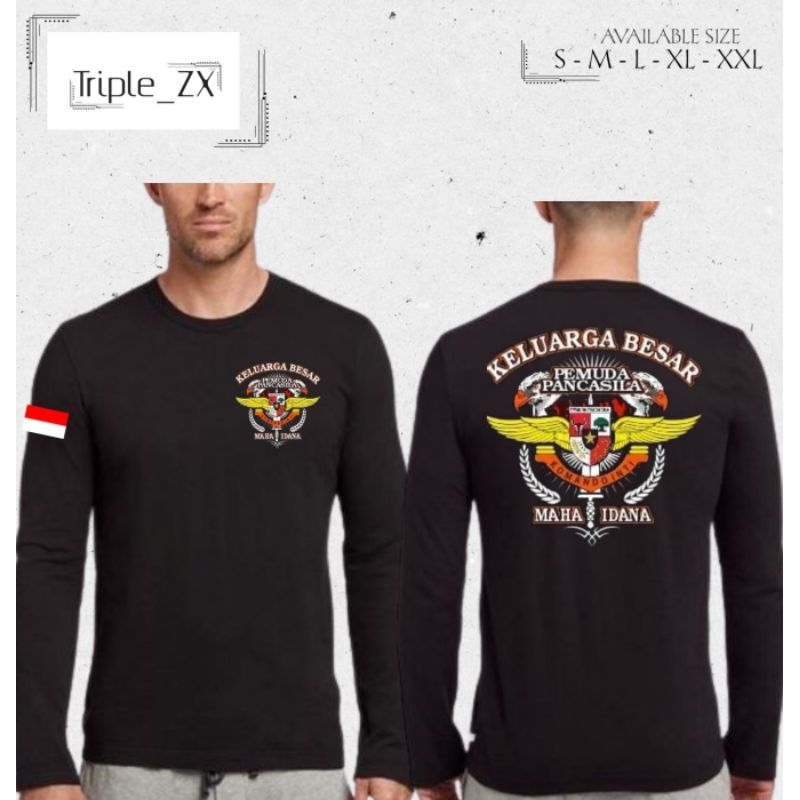 Jual Kaos Pemuda Pancasila Mahatidana Keluarga Besar New Lengan Panjang Shopee Indonesia