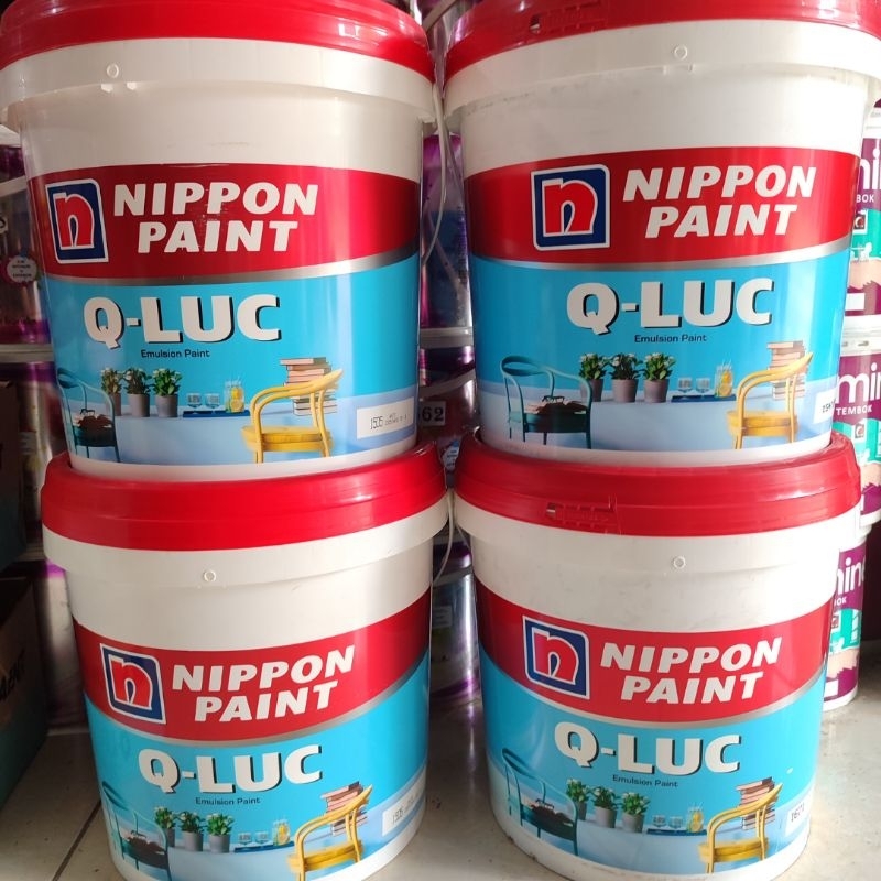 Jual CAT TEMBOK AIR DINDING MERK NIPPON PAINT QLUC 18KG KALENG PAIL