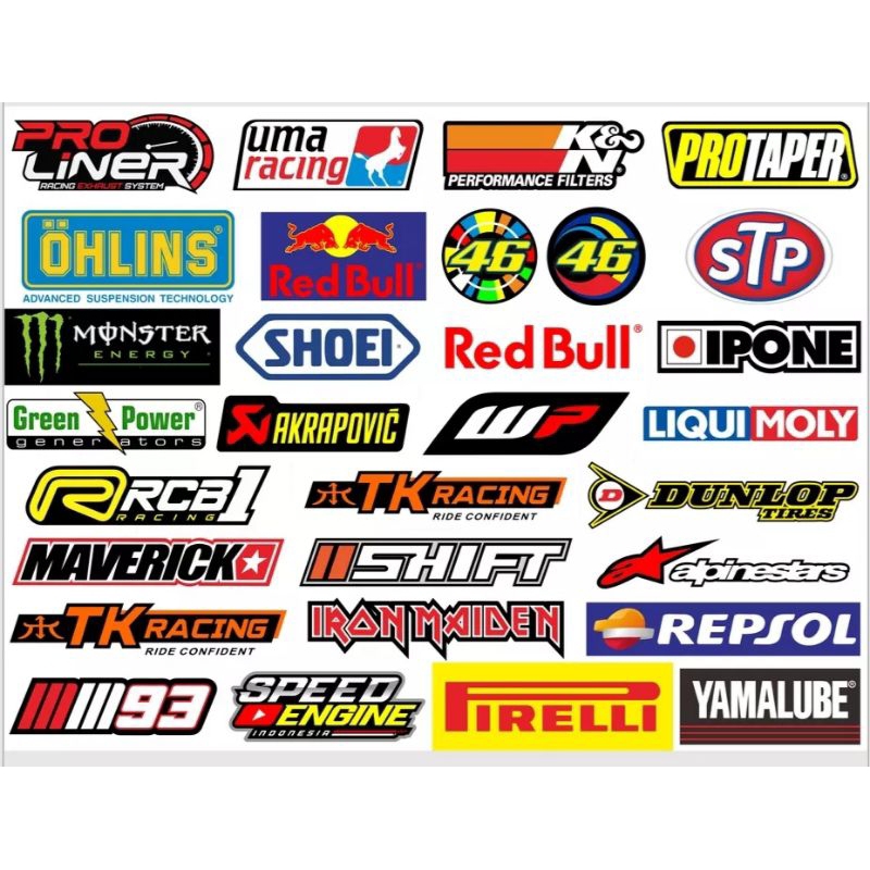 Jual Stiker Logo Racing Pack Herex 1 Lembar Shopee Indonesia