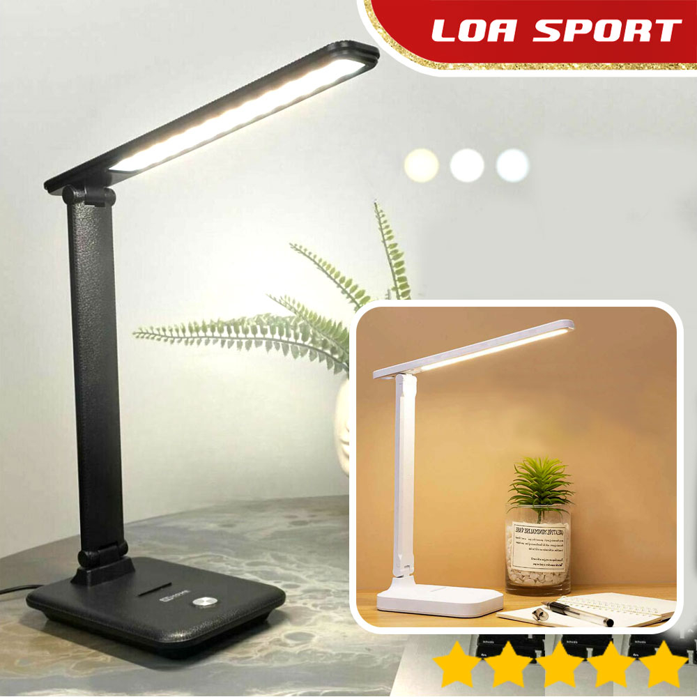Jual Lampu Meja Belajar LED Lipat 3 Warna Kecerahan Micro USB Power 8W ...