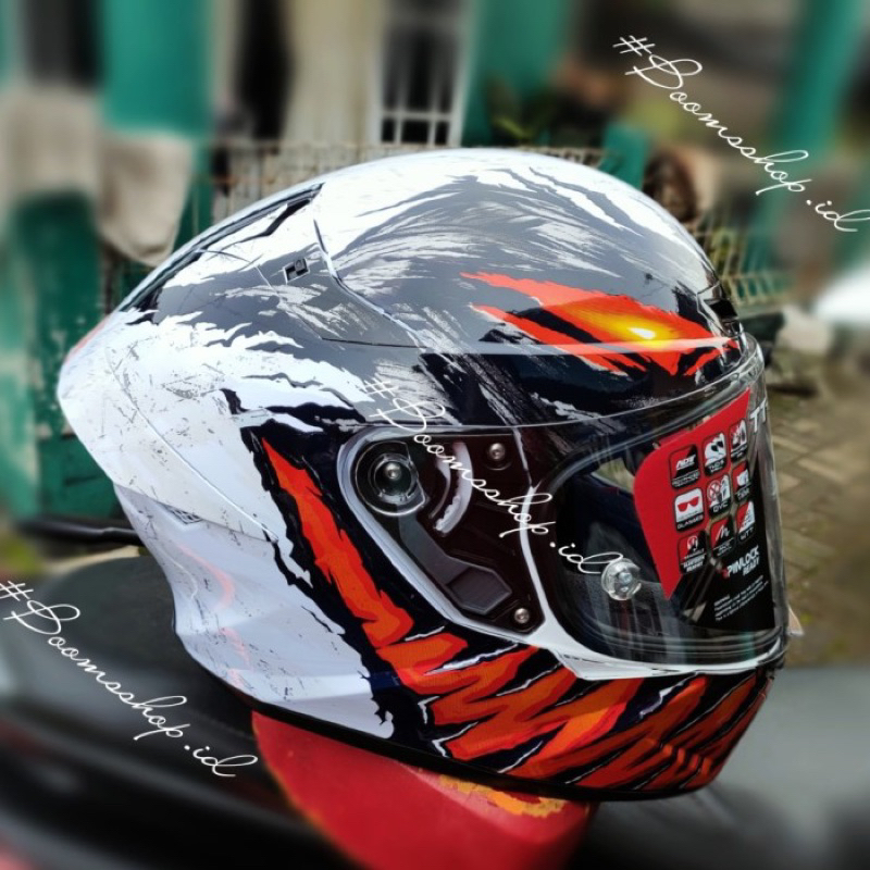 Marvel Kyt K2 Rider Venom Motorcycle Helmet Helm Kyt K2 Rider