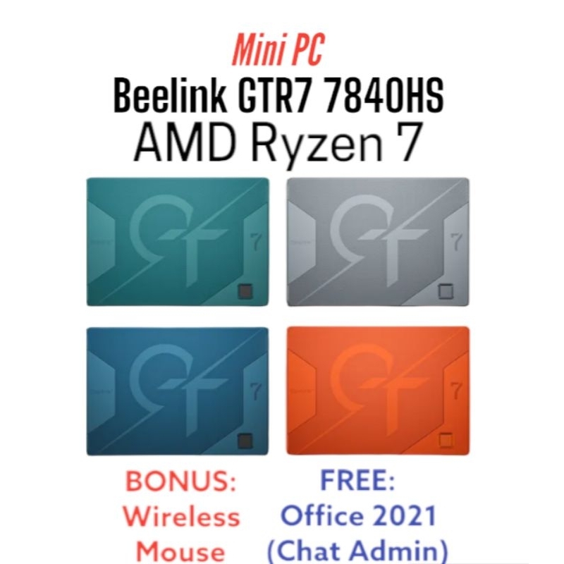 Jual Mini PC Beelink GTR7 7840HS AMD Ryzen 7 32/1TB SSD Gaming PC Dual ...