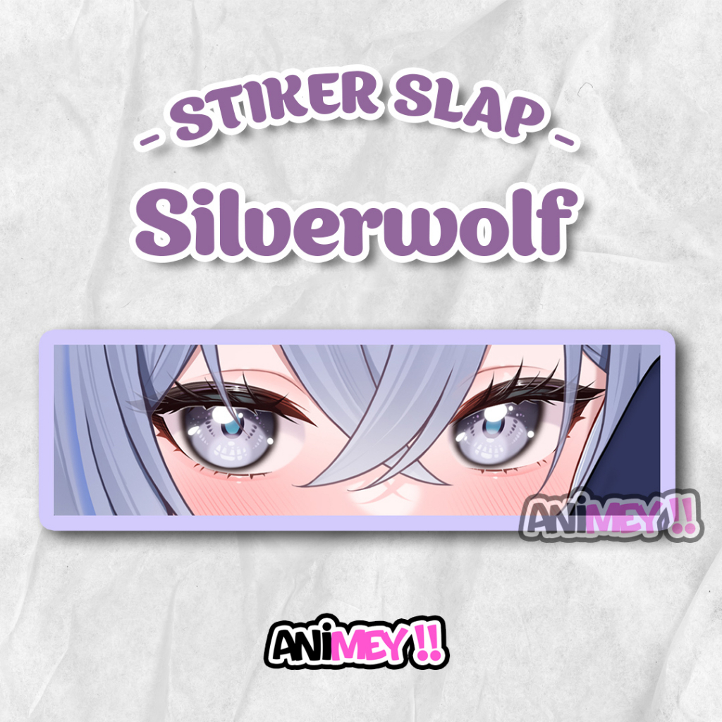 Jual Stiker Slap Silverwolf Star Rail / Sticker Slap Anime Waterproof ...