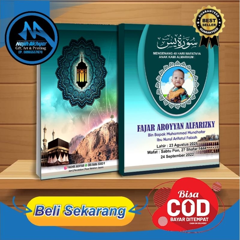 Jual Buku Yasin Dan Tahlil Yasin Saku Kecil Yasin Custom Yasin Foto Shopee Indonesia