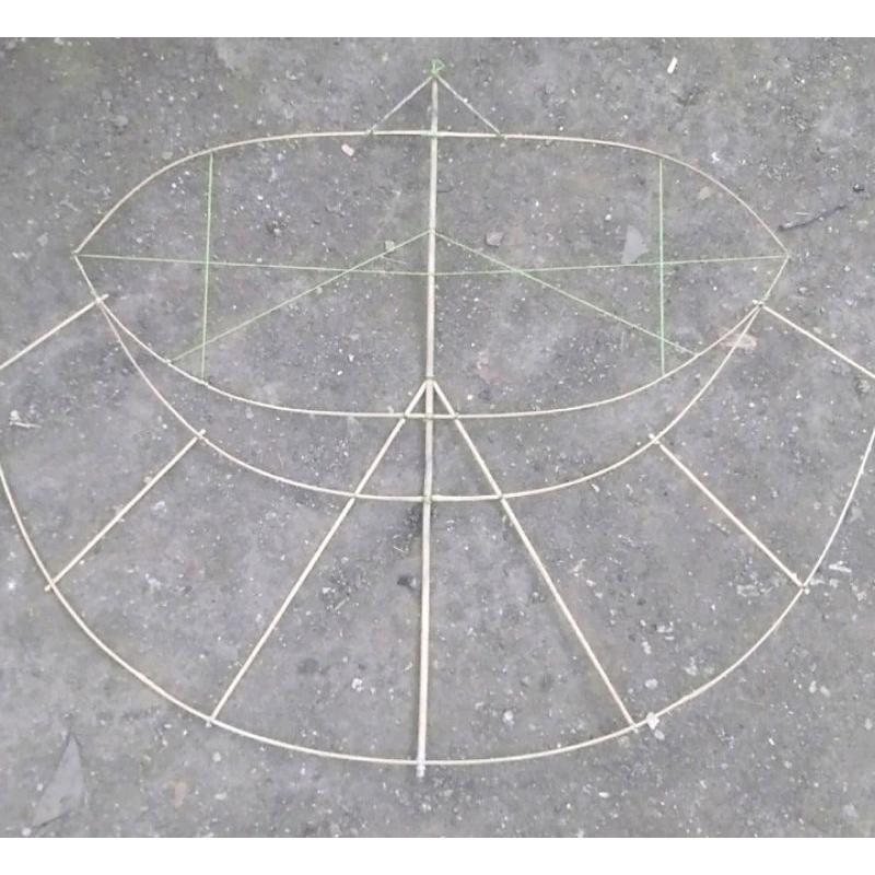 Jual Kerangka Layangan Gapangan Pegon Ceper,Ludoyo Ram Raman | Shopee