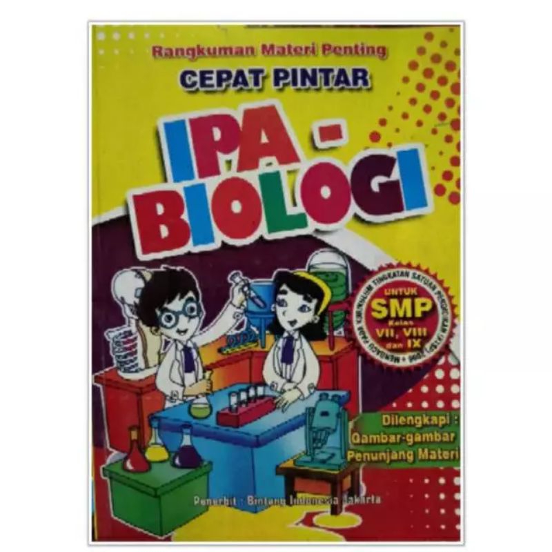 Jual Buku Rangkuman Materi Penting IPA - BIOLOGI Untuk SMP (BI ...