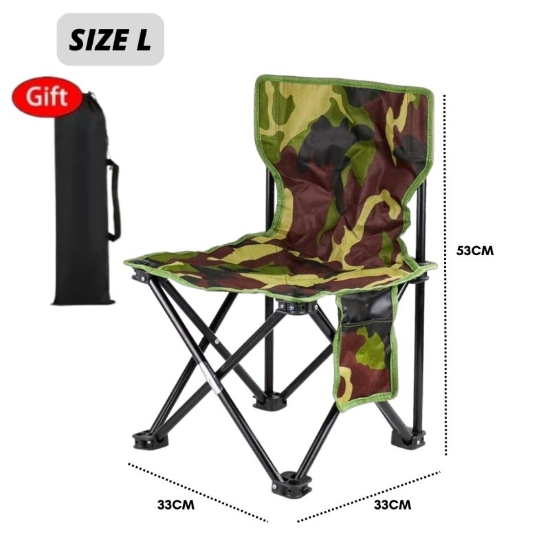 Jual Kursi Lipat Outdoor Portable Mancing Camping Piknik Folding Chair