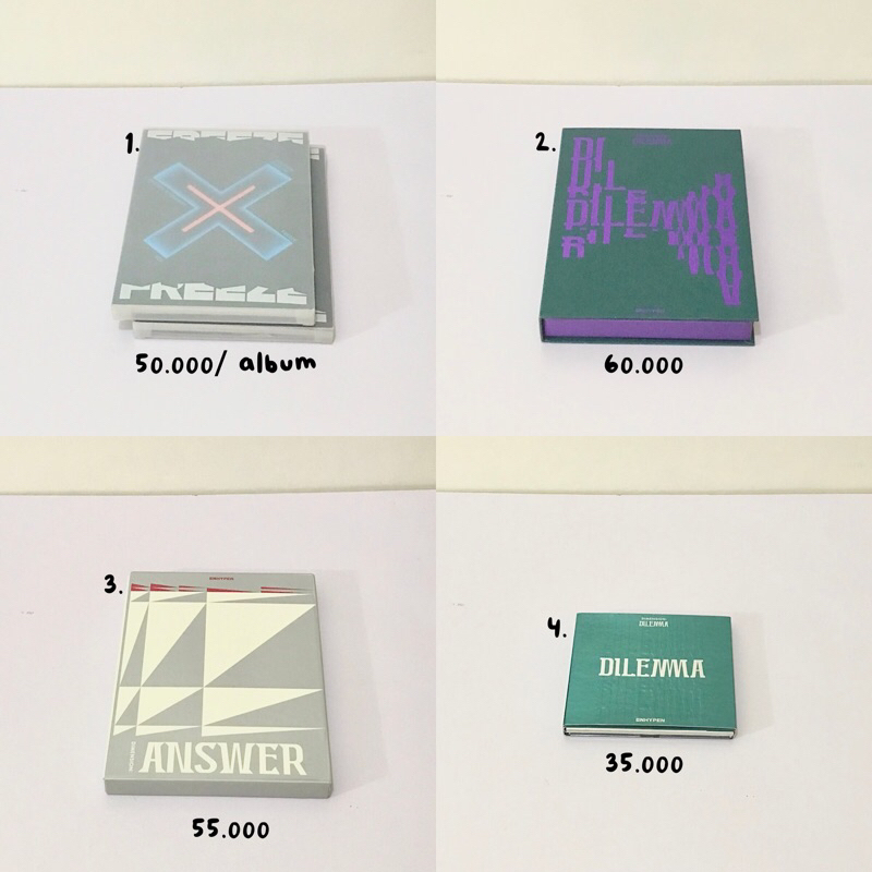 Jual [BISA COD] ALBUM ONLY TXT ENHYPEN ( minus PHOTOCARD ) | Shopee ...