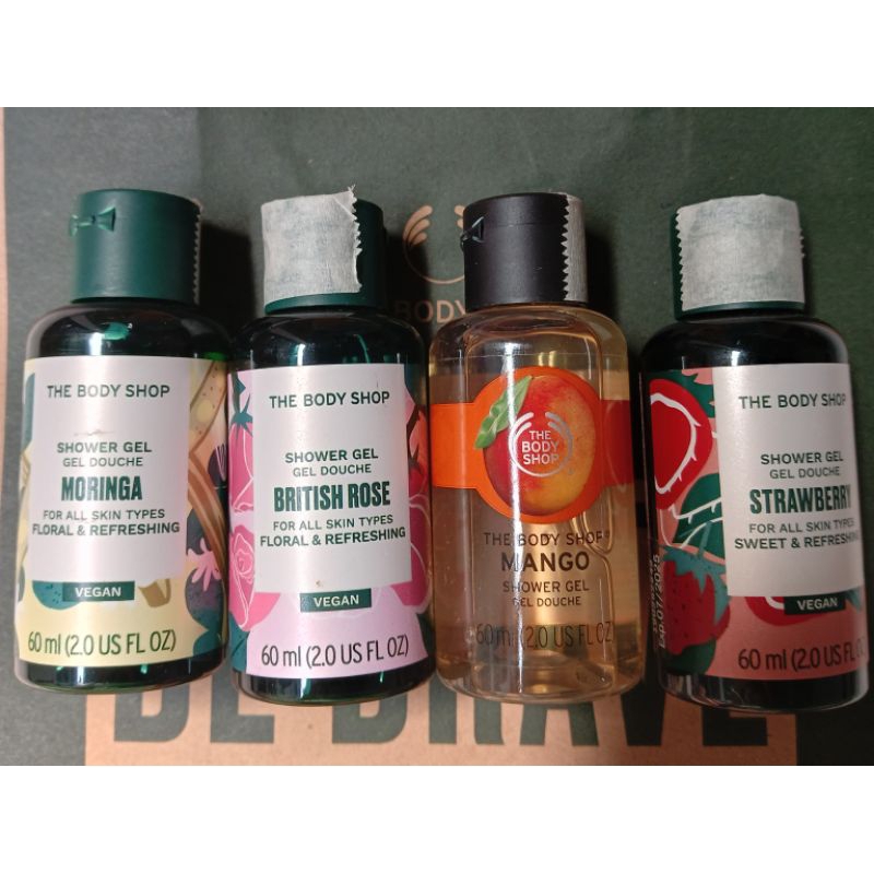 Jual Shower gel travel size the body shop Shopee Indonesia