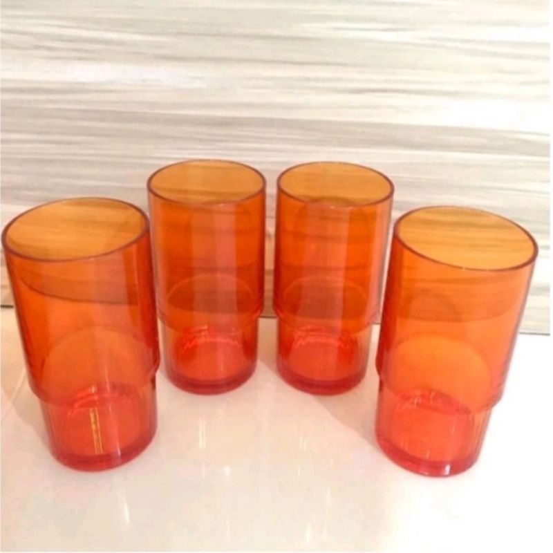 Jual Gelas Delux Tumbler Glass Kristal 1 pcs Tidak mudah Pecah ...