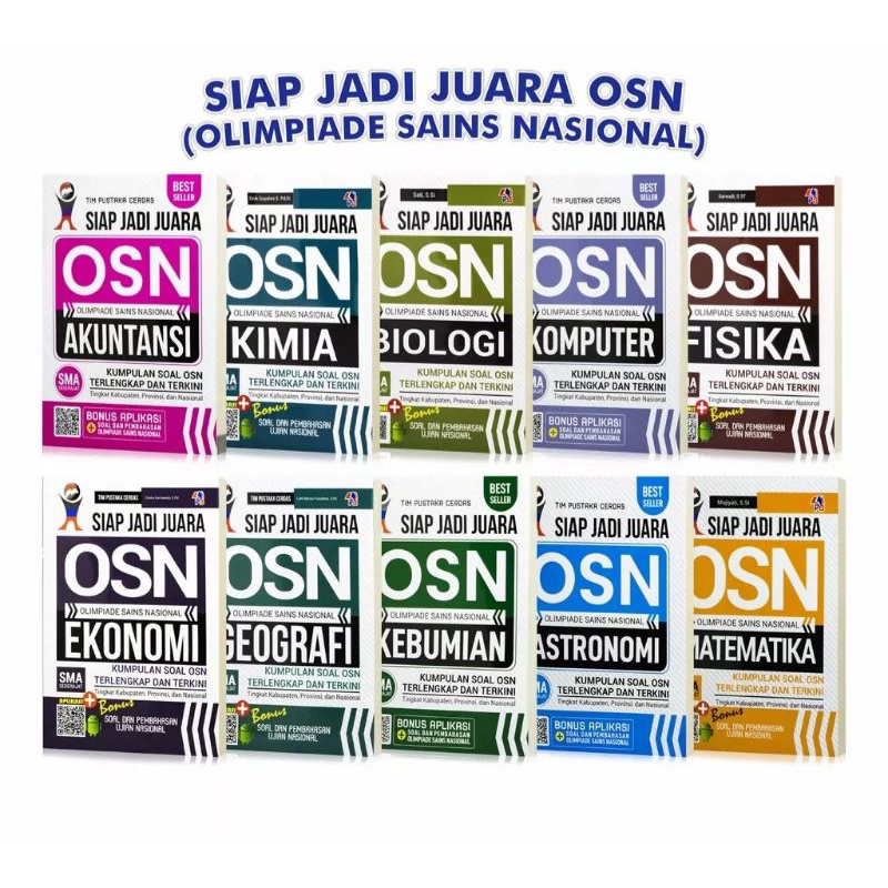 Jual Buku Olimpiade Sains Nasional OSN SMA : Matematika / Fisika ...