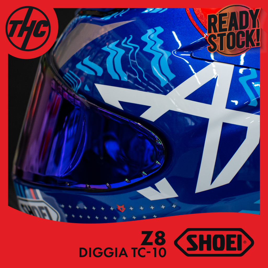 Jual SHOEI Z8 DIGGIA TC-10 FULL FACE HELM Z-8 ORIGINAL Z 8