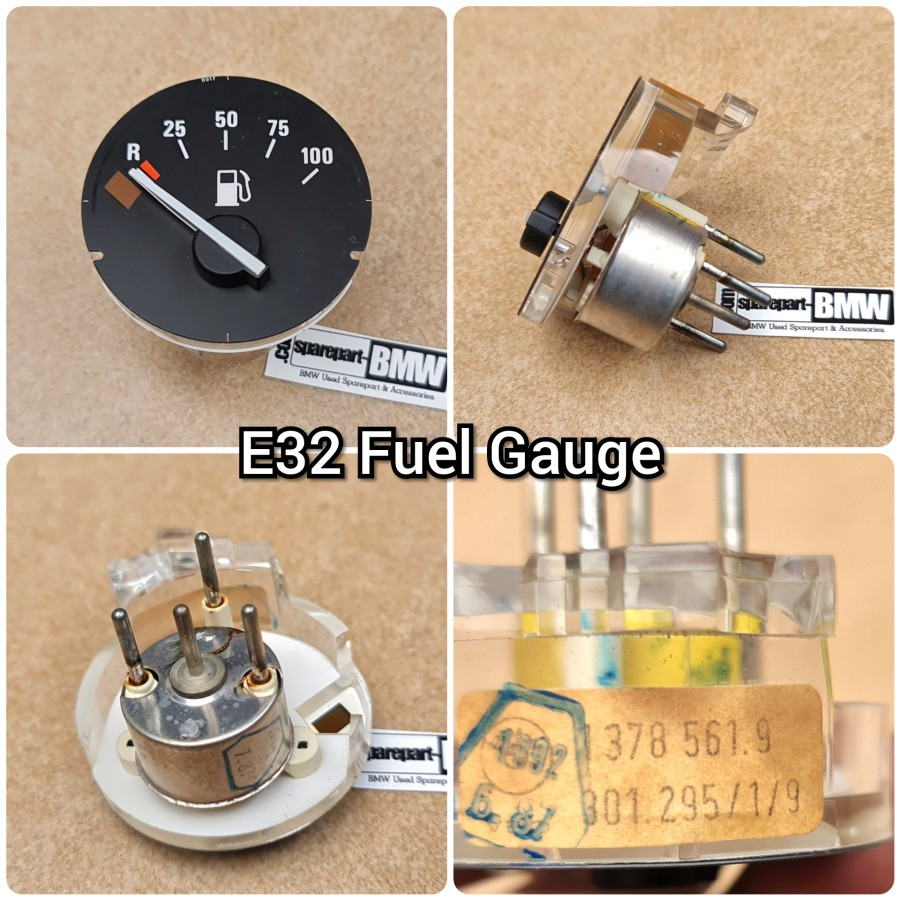 Jual Ampere Bensin Fuel Gauge Speedometer BMW E32 pn 6213 1378561 (100 ...