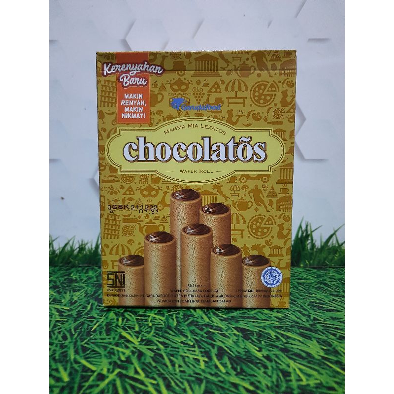 Jual choco latos wafer roll 1 box isi 24 pcs. | Shopee Indonesia