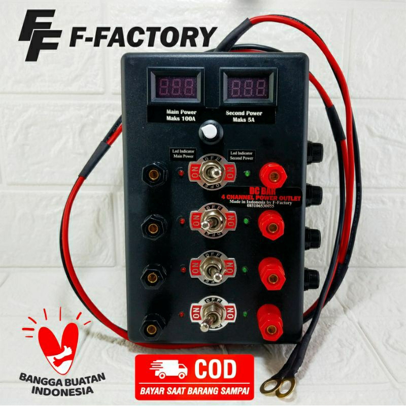 Jual Terminal DC / DC Distribution 4 Channel. Dual Power. Cocok Buat ...