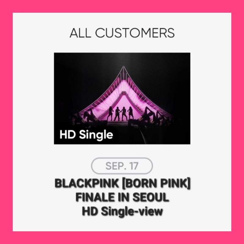 Jual Jasaco And Sharing Blackpink Born Pink Finale In Seoul Shopee