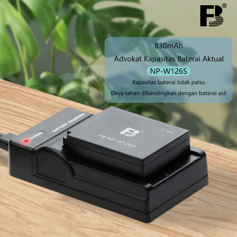 Jual FB Battery NP-W126S with Charger for Fujifilm Camera XT3 XM1 XPRO2 ...