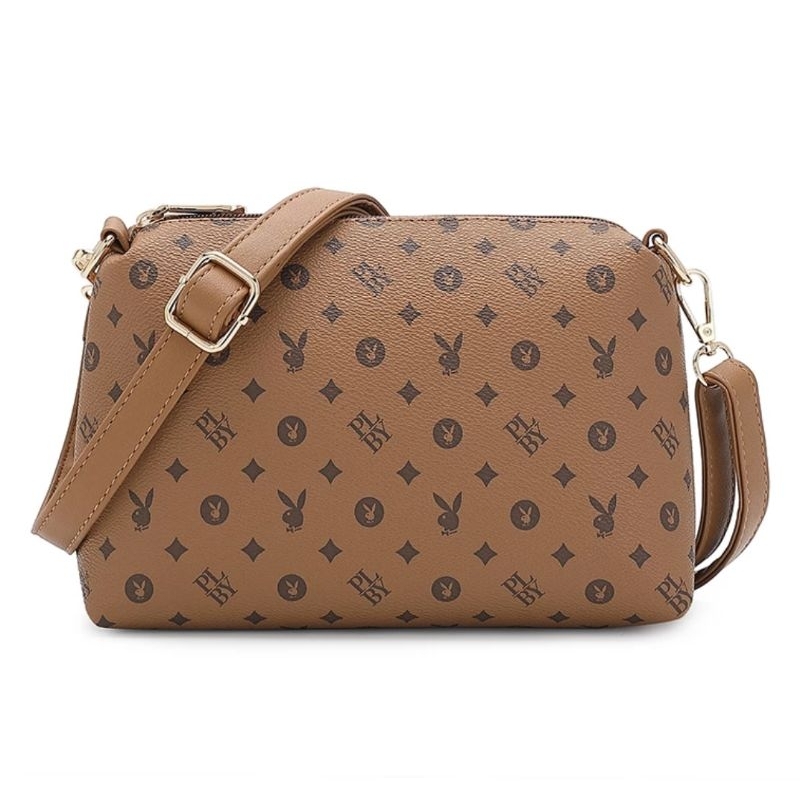 Jual PLAYBOY BUNNY Women's Monogram Sling Bag / Crossbody Bag (Tas  Selempang Wanita) - Cokelat Original 2023