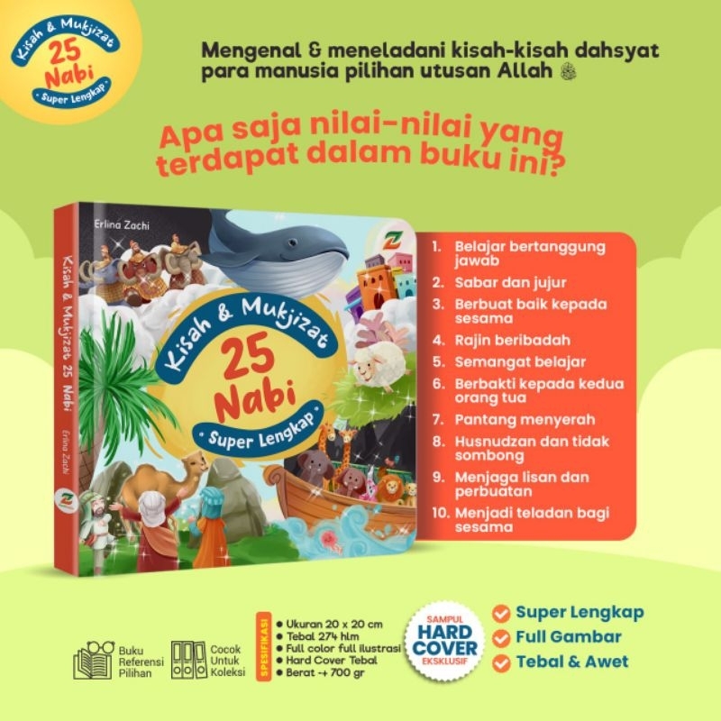 Jual Kisah Dan Mukjizat 25 Nabi Super Lengkap | Shopee Indonesia