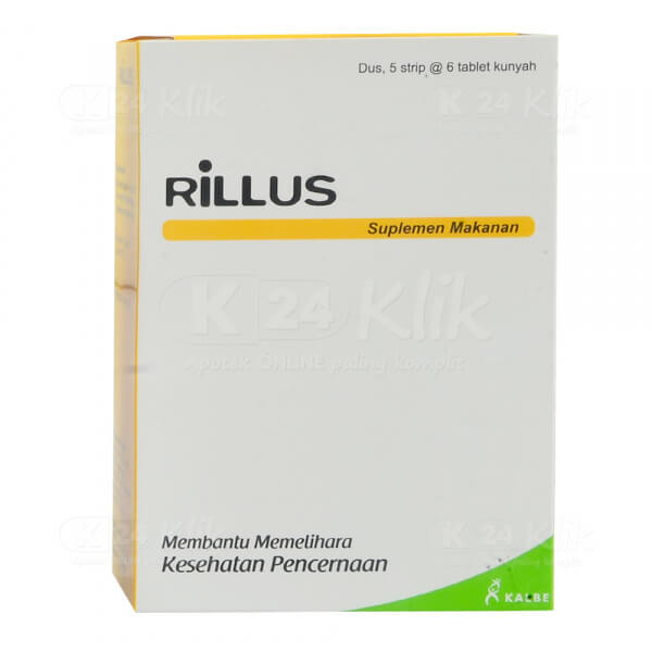 Jual Rillus Tablet Chew (per Strip) | Shopee Indonesia