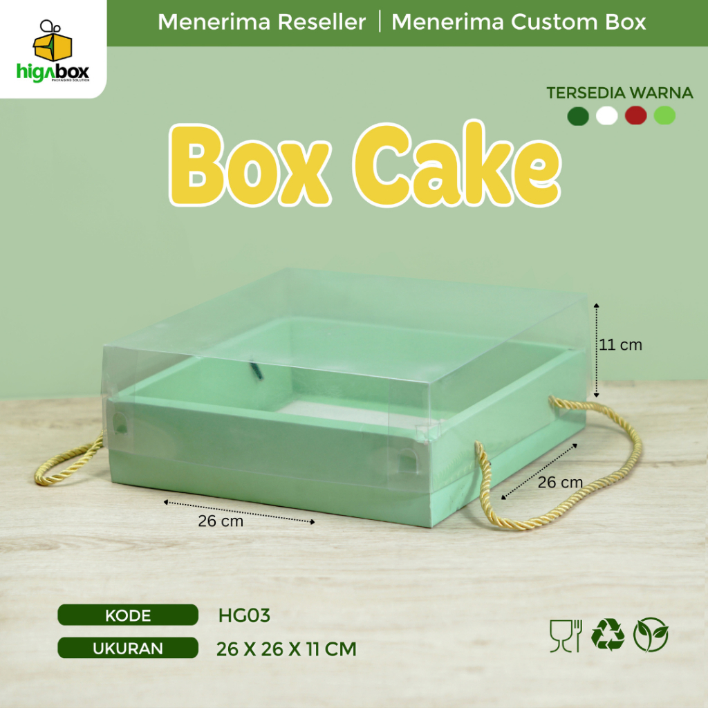 Jual Kotak Kue Mika Box Tart Mika Box Toples Kue Box Cookies Box Kue Kotak Spikue