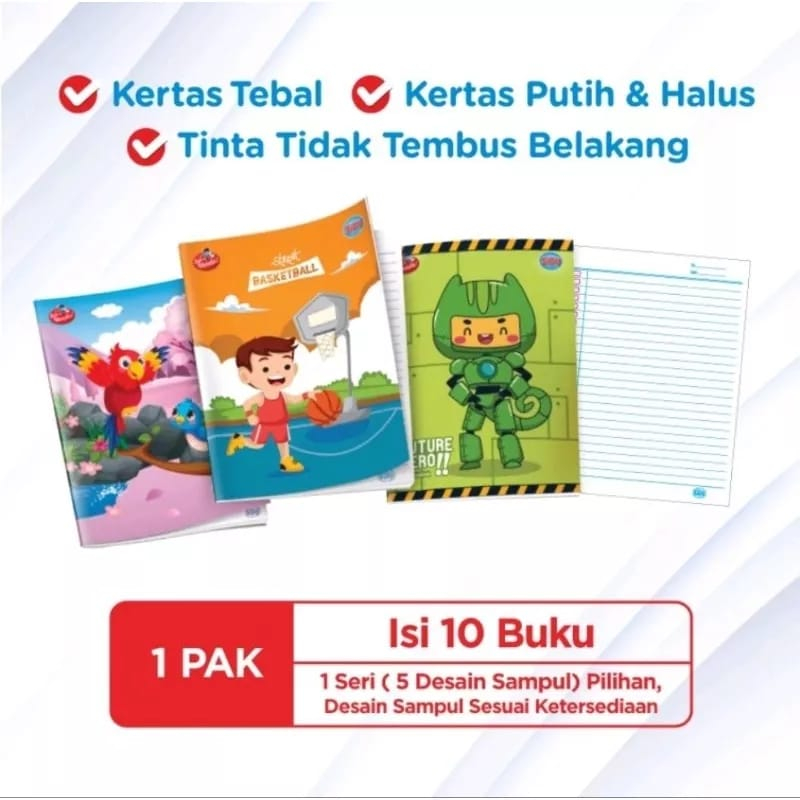 Jual Buku Tulis Sidu Lembar Pcs Pack Shopee Indonesia