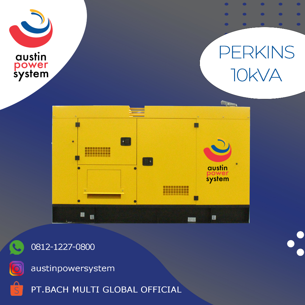 Jual Genset Perkins 10 Kva Silent/Open Stamford Murah & Berkualitas ...