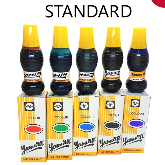 Jual [PCS] STAMP PAD / TINTA YAMURA STANDARD ISI ULANG REFILL 27 CC ...