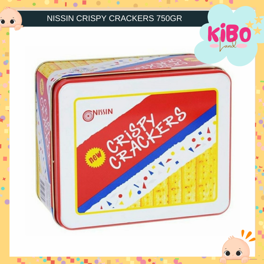 Jual Nissin Crispy Crackers 750gr Biskuit Krispi Asin Gurih Kemasan