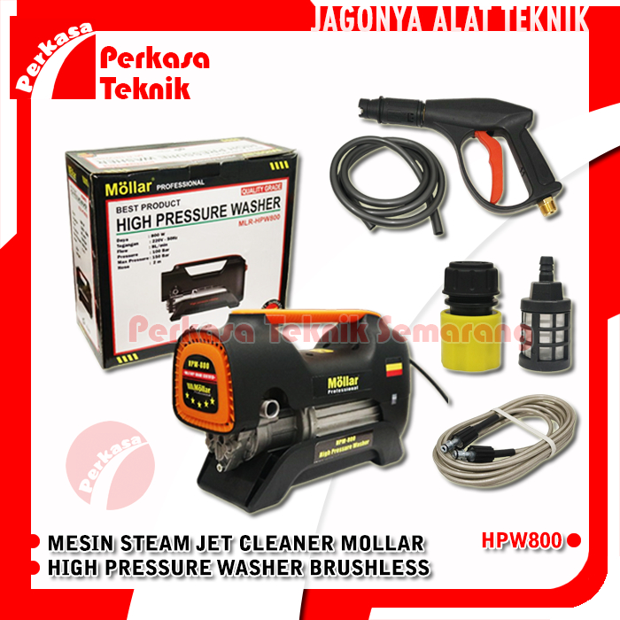 Jual Mesin Steam Jet Cleaner Mollar Hpw High Pressure Washer Brushless Shopee Indonesia