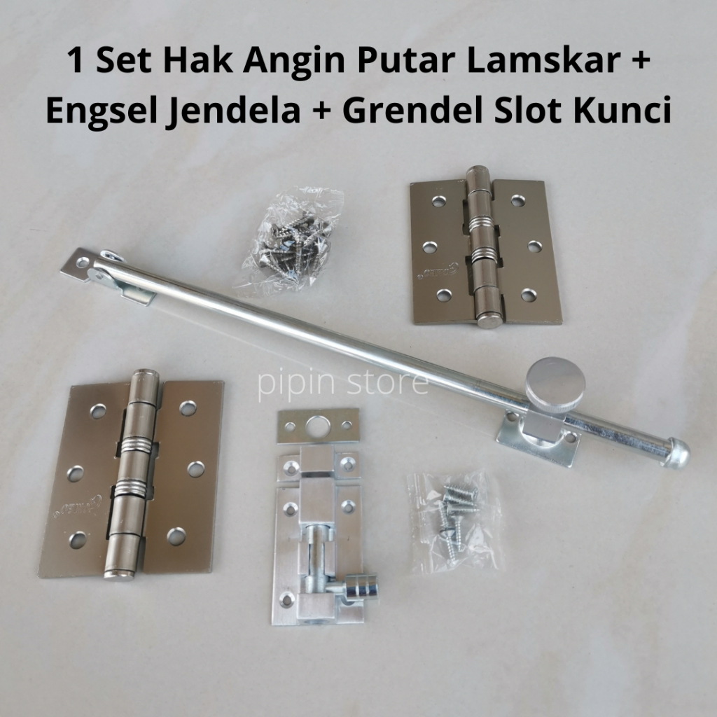 Jual Paket Ramskar Jendela Lamskar Penahan Jendela Rumah Hak Angin ...