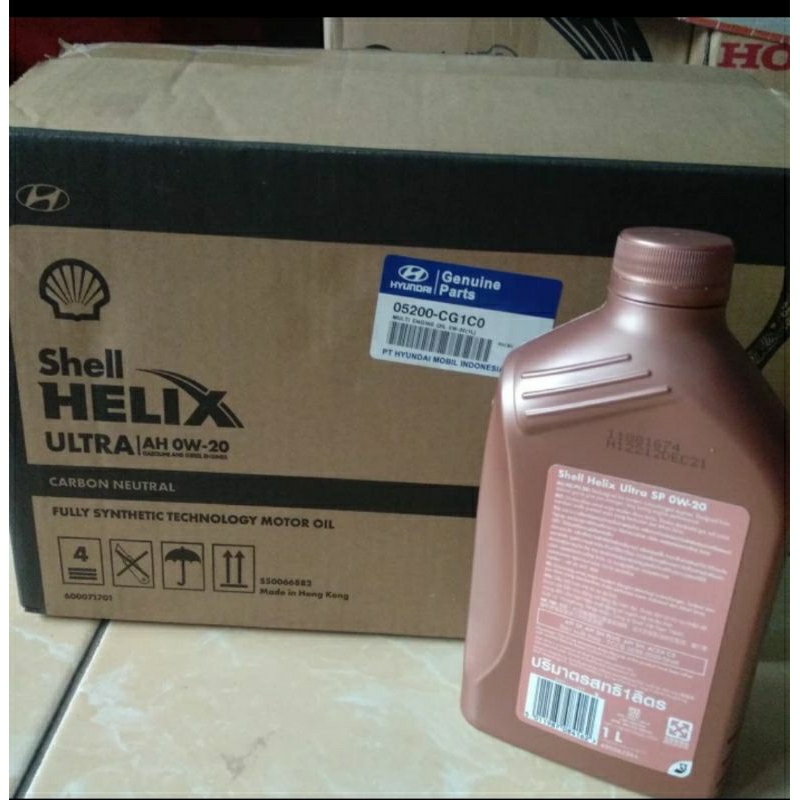 Jual Shell Helix Ultra 0w20 PurePlus Technology UK 1L Original ...